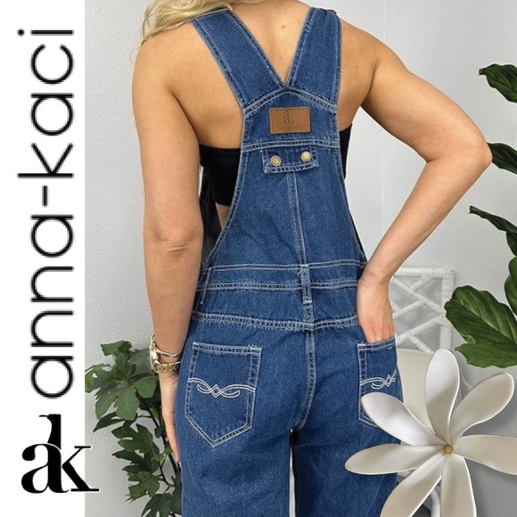 NWOT 🦋 Cotton Denim Overalls | Small - Picture 3 of 16